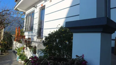 Twin Room with Garden View — Mây Núi Homestay